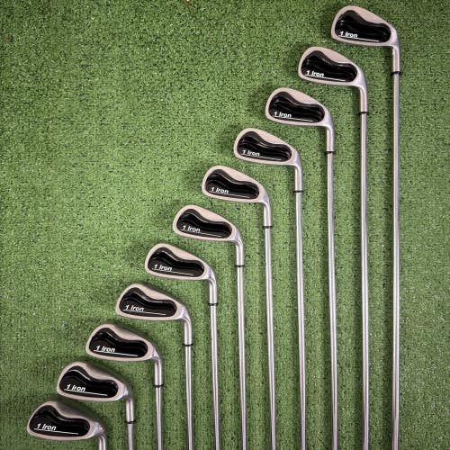 1 Iron Blackstone Single Length Iron Set 3-PW GW SW LW Regular Flex Steel 38