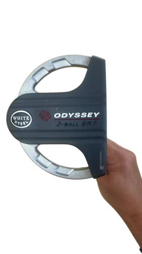 Odyssey White Steel 2-Ball SRT Golf Putter Used 35"