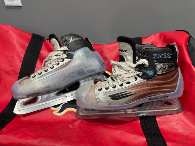 Used Bauer Vapor XXX Goalie Skates 10EE