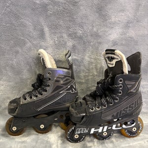 Youth Mission Inhaler AC1 Inline Skates Regular Width Size 10 (Used)