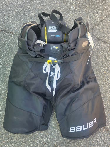 Black Senior XL Bauer Supreme 3S Pro Hockey Pants