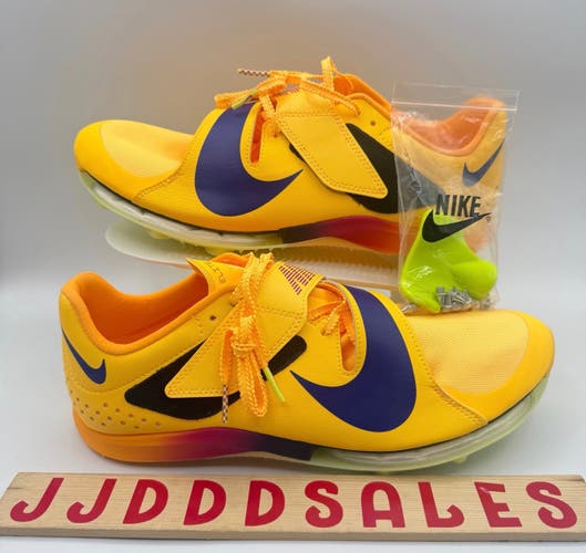 Nike Zoom LJ Long Jump Elite Citron Pulse Track Spikes FZ9326-800 Men’s Sz 10
New Without Box