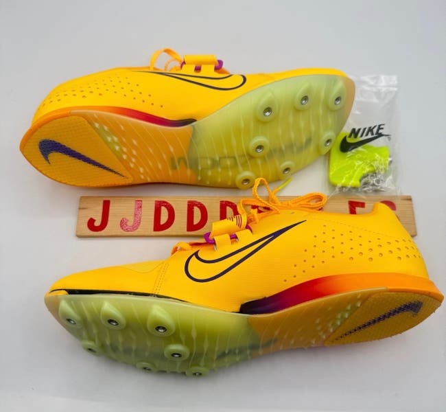 Size 10 Nike Air Zoom Long Jump Elite Citron Pulse Mens Track Spikes FZ9326-800 Nike Air Zoom Long Jump Elite Track Spikes Mens 11 Citron  main image 4