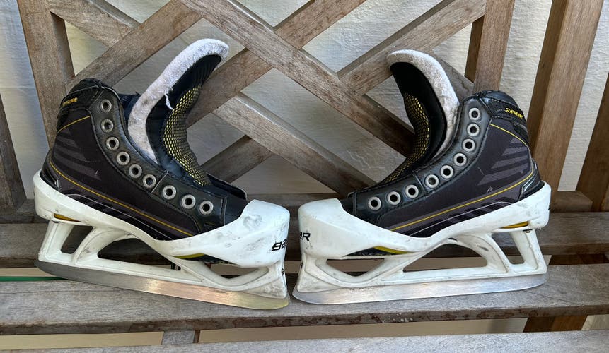 2015 Bauer Supreme One.9 Hockey Goalie Skates Size 3.5 (Used)