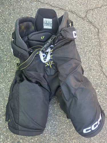 Black Senior Medium CCM Tacks XF Hockey Pants (Used)