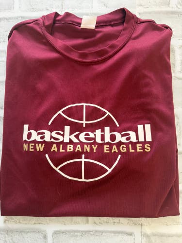 New Albany Eagles Basketball Tee XS
