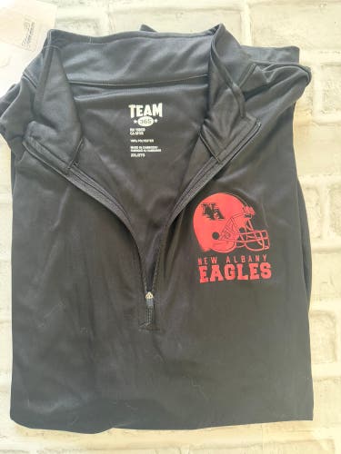 New Albany Ohio Eagles Football Quarter Zip Men's XXL