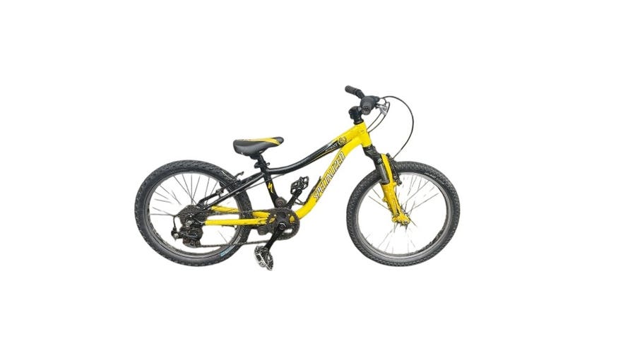 Specialized Kids Mountain Bike Hotrock 20 Yellow/Black Used 20"