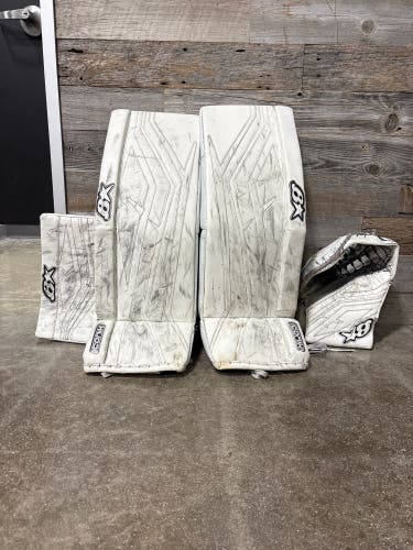 White 32" Senior Brian's Iconik Goalie Full Set Full Right (Used)