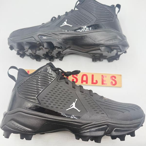 Air Jordan Force Savage 3 Football Cleats White PE Issued Mens 14 IF2981-100 New Jordan Force Savage 3 Football Cleats White PE Issued IF2981  main image 4