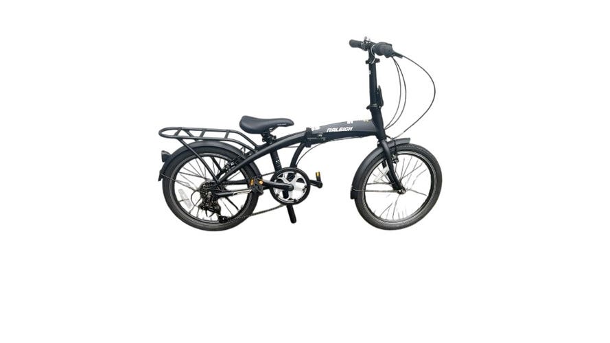 Raleigh Flex 2.0 Folding Bike Black Used 20"