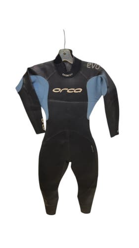 Orca Evo Women's Wetsuit Black/Blue Good Condition SM