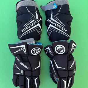 Large Youth Maverik Charger Arm Pads + 12" Gloves
