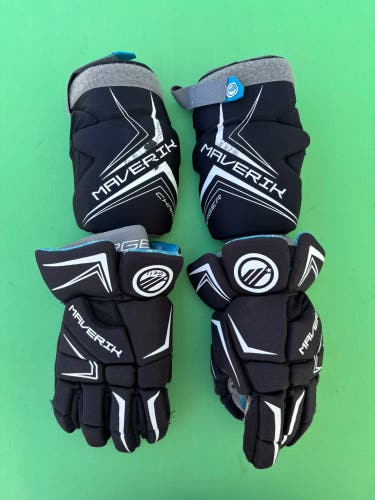 Large Youth Maverik Charger Arm Pads + 12" Gloves