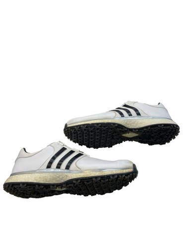 Used Adidas Mens Golf Shoes White Senior 9 11873-s000240426