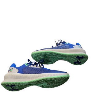 Used Under Armour Basketball Shoes Royal Blue Senior 10.5 11873-s000241614