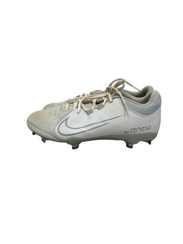 Used Nike Hyperdiamond Metal Womens 10 Softball Cleats White 11692-s000151788