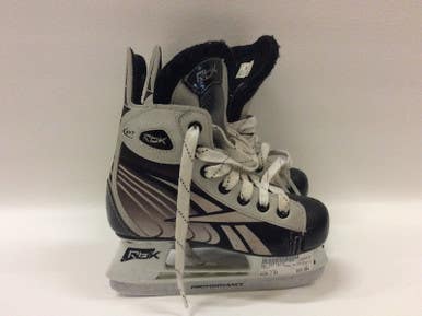 Used Reebok 6k Skate Sz 3 Junior 02 Ice Skates Ice Hockey 11725-s000294821