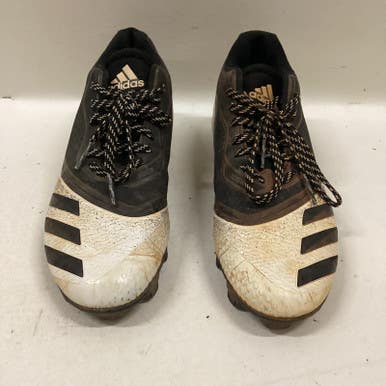 Used Adidas Icon Senior 9.5 Baseball And Softball Cleats 11725-s000473054