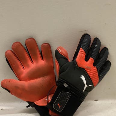 Used Puma Puma Goalie Gloves Soccer Goalie Gloves Black 8 11725-s000482562