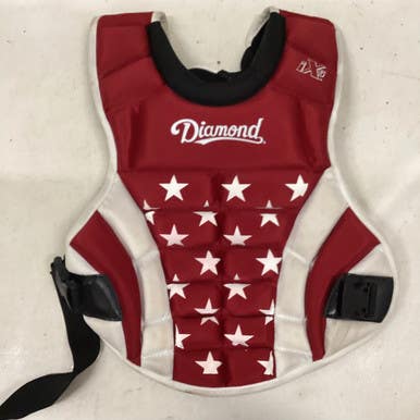 Used Diamond Ix5 Catchers Chest Protector Red Adult 11725-s000484984