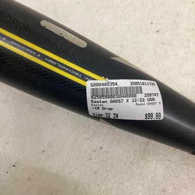 Used Easton Ghost X Bb Sb Usa 2 5 8 Bat 32" 11725-s000485354