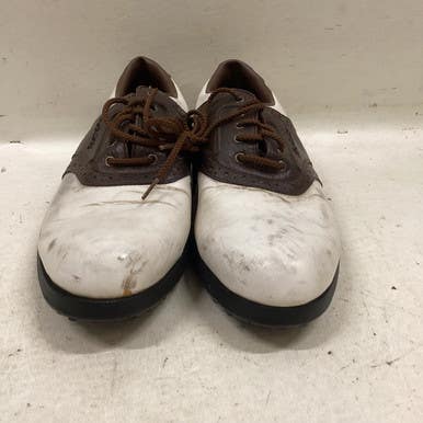 Used Foot Joy Mens Golf Shoes Brown Senior 9 11725-s000486461