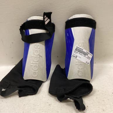 Used Adidas Soccer Shin Guards Youth Royal Blue Md 11725-s000486556