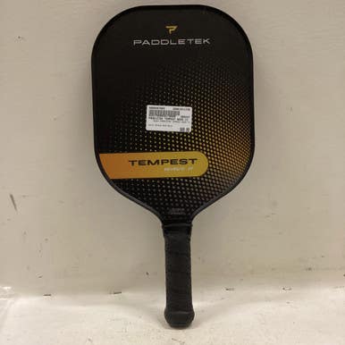 Used Paddletek Tempest Wave Ii Pickleball Racquet Black And Gold 11725-s000487093