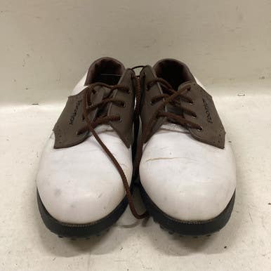 Used Foot Joy Mens Golf Shoes Brown Senior 8 11725-s000491766