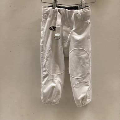 Used Rawlings Youth Fb Pants White Lg 11725-s000494758