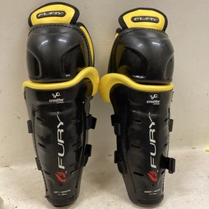 Used Fury Crosslite Shins Senior Shin Guards Yellow 11" 11725-s000500598