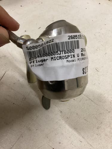 Used Pfluger Microspin U Fishing Reel Only 11725-s000501922