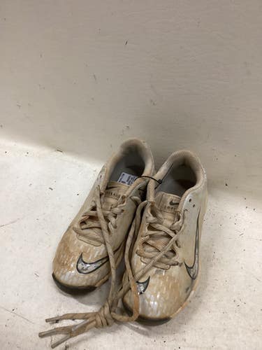 Used Nike Diamond Sb Cleats Bb Sb Cleats Grey Youth 12.0 11725-s000502389
