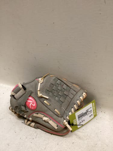 Used Rawlings Scsb100p Rh Throw Fastpitch Gloves Grey 10" 11725-s000502550