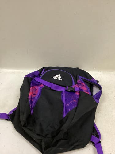 Used Adidas Bb Backpack Bb Sb Player Backpack Black And Purple 11725-s000502552