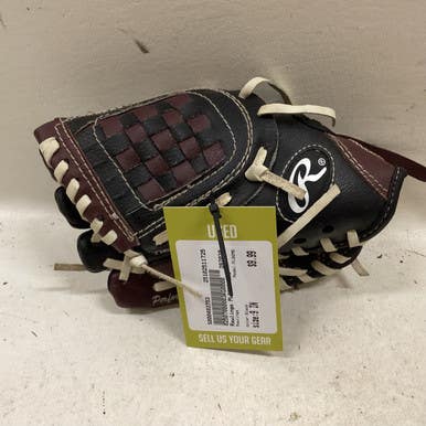 Used Rawlings Pl90mb Bb Sb Glove Lh Throw Black 9" 11725-s000493753