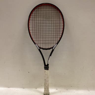 Used Prince Warrior 107 Adult Tennis Racquet Black 4 1 4" 11725-s000493810