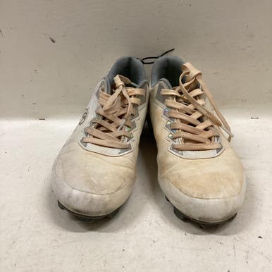 Used Rawlings Womens Cleats Bb Sb Cleats White Senior 7.5 11725-s000493974