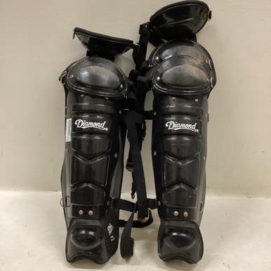Used Diamond Dlg-uxd Catchers Leg Guards Black Intermed 11725-s000494033