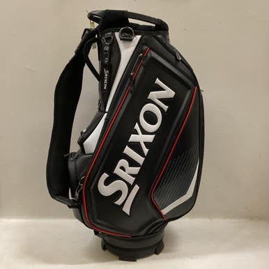 Used Srixon Staff Bag Mens Cart Bag White Black Red 11725-s000495549