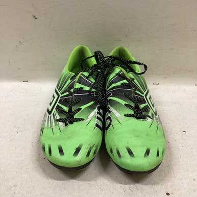 Used Umbro Soccer Cleats Black And Neon Green Junior 04 11725-s000495596
