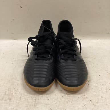 Used Adidas Predator Soccer Indoor Shoes Black Junior 04 11725-s000496194