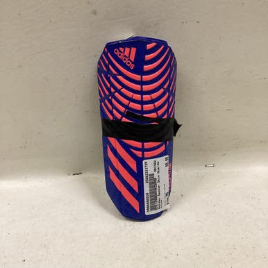 Used Adidas Soccer Shin Guards Junior Royal Blue Md 11725-s000490939