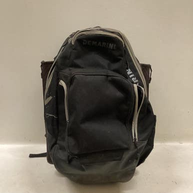 Used Demarini 2 Bat Backpack Bb Sb Player Backpack Black 11725-s000491264