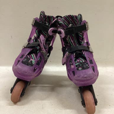 Used Rollerblade Adj Unicorn Junior Rec Fitness Skates Teal Adjustable 11725-s000491339