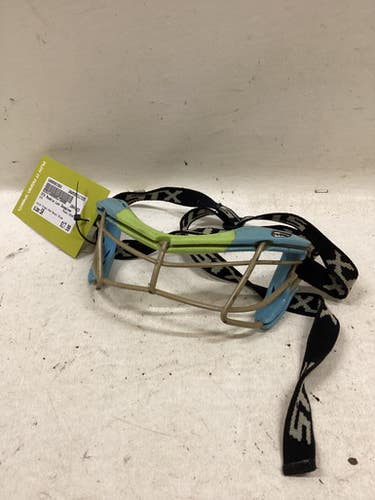 Used Stx Rookie Lacrosse Facial Protect Green And Royal Blue Senior 11725-s000501563