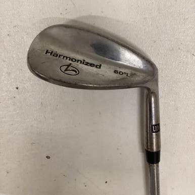 Used Wilson Harmonized 60l Lob Wedge Steel Wedges 11725-s000468790