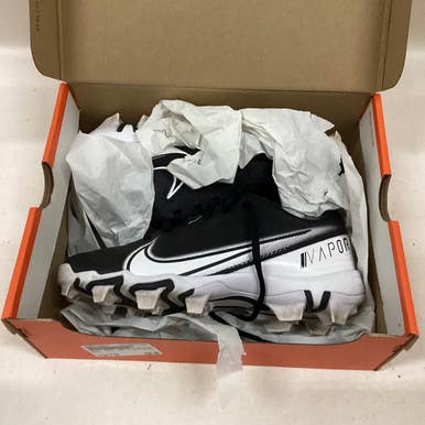 Used Nike Lax Cleats Boys Black Junior 04 11725-s000478682