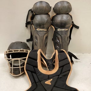 Used Easton Intermediate Catchers Chest Protector Black Intermed 11725-s000479773